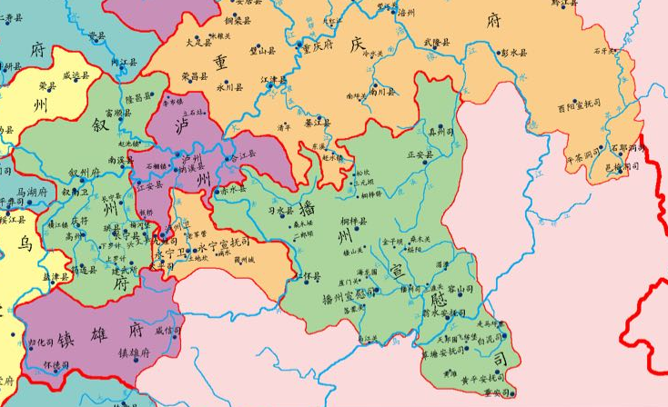 原创四川与贵州的区划调整四川省5个县为何划入了贵州省