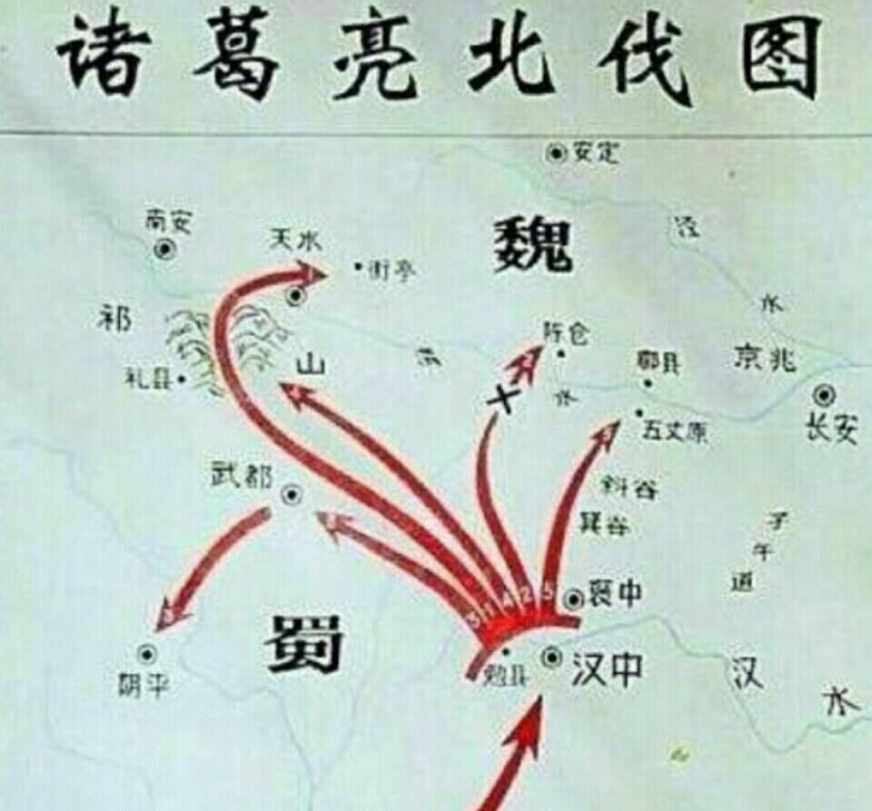 六次北伐为何诸葛亮次次出祁山