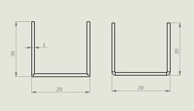 刨槽折弯计算公式