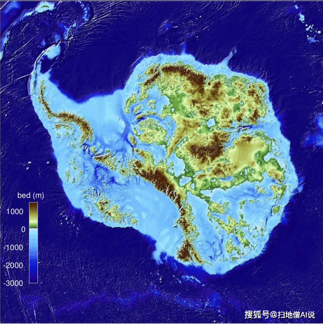南极卫星地图高清图片