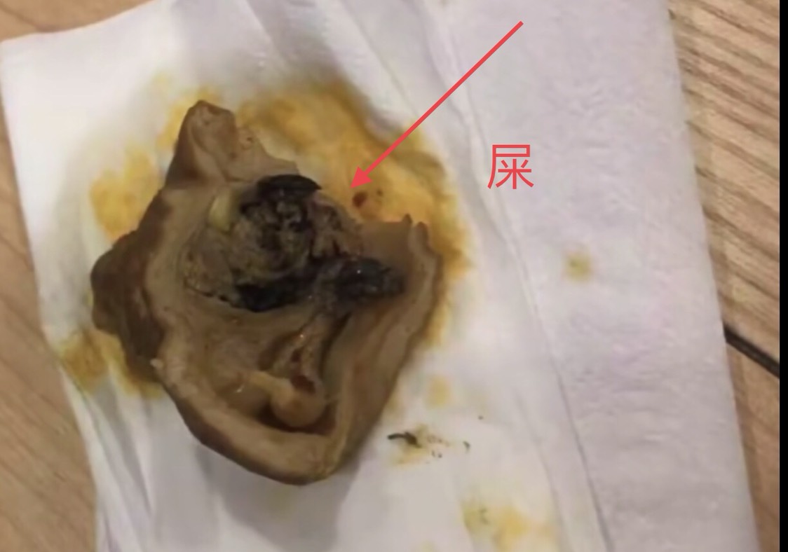 原创肥肠米线里吃出猪屎食客拒绝十倍赔偿几百块让我吃屎