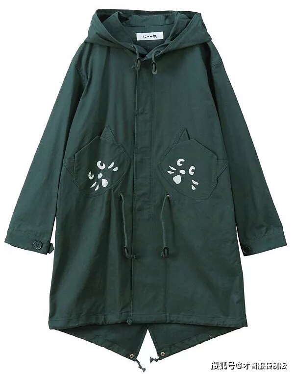 几何形状的结构口袋设计 荷叶边的口袋似乎更适合女人味的衣服 口袋