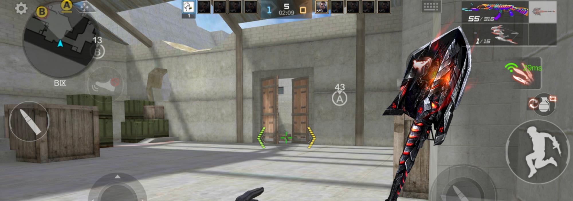 cf手游保卫者沙漠灰点位教学支援速度是飞一般的感觉