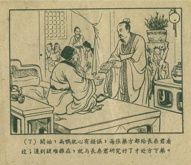 1956年的小人书医学家扁鹊陈履平作品连环画