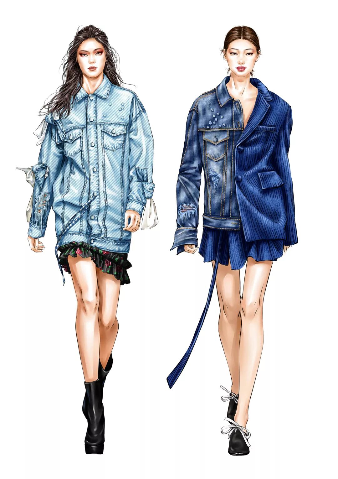 寒假班 ·《电脑服装效果图》精品课程,猛烈导师团"手把手"助你起飞!