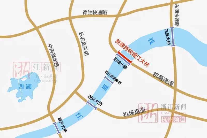 钱塘江水下隧道路线图图片