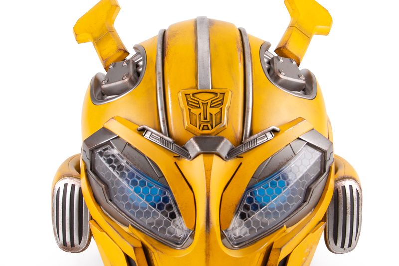 趣味玩具分享 变形金刚大黄蜂头盔