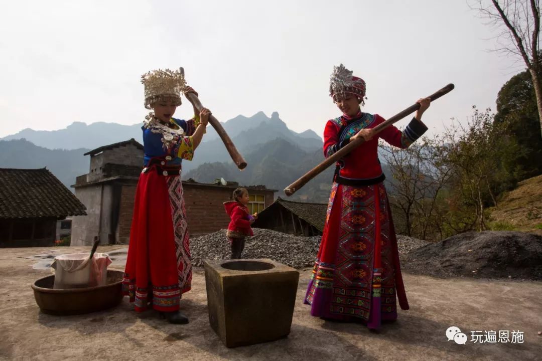 土家人冬季打的是糍粑吃的是情怀