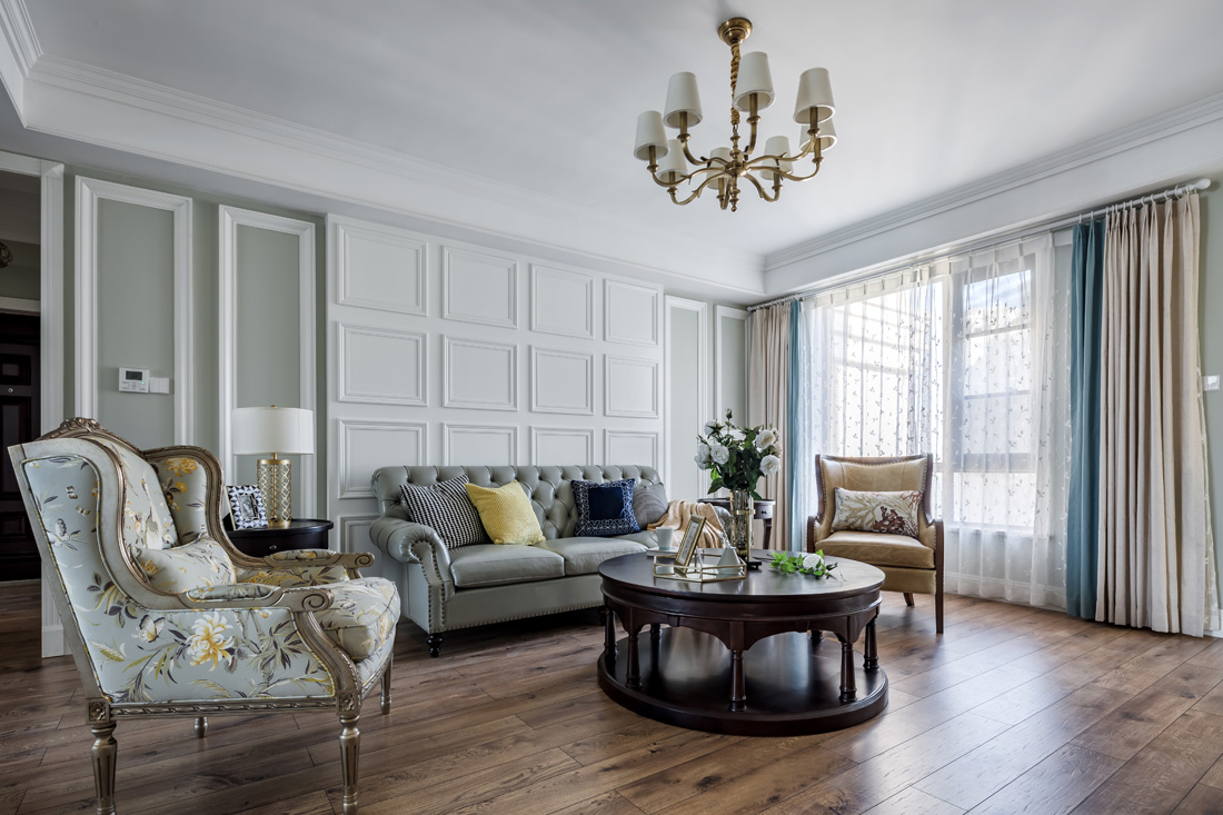 140㎡的四居室,美式风格装修,整体效果真不错,美的享受!