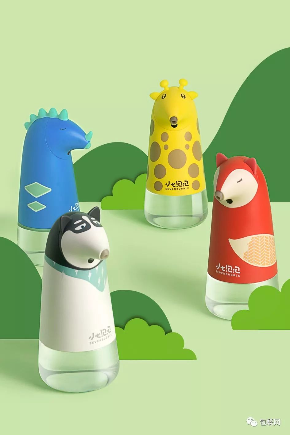 小七泡泡洗手机设计师:刘培清,陈文设计公司:杭州膳佳家居用品有限