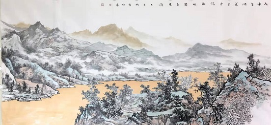 意与境合,情景交融一一雷枝强(雷自强)山水画欣赏