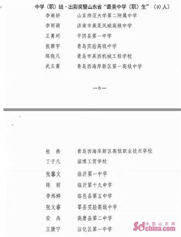 沾化区第一中学王康宁获2019“大智之星”中学组出彩奖(图2)