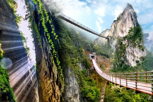 2日自驾拼车刨猪盛宴游涪陵武陵山森林公园观武陵山大裂谷感816地下核