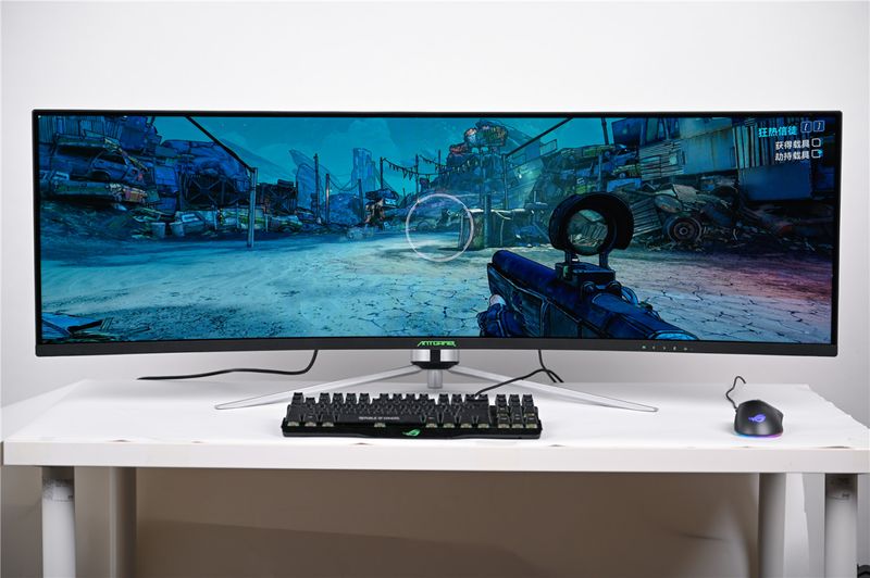 用上49吋超长带鱼屏是什么感觉美妙的生活从此开始了