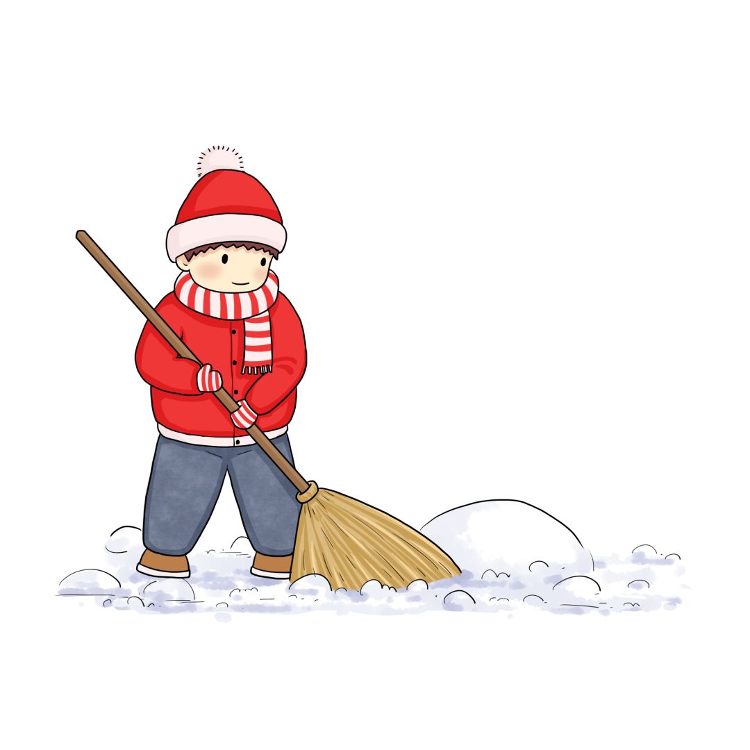 这个冬天格外温暖铲冰除雪暖心护行给浴雪奋战的他们打call