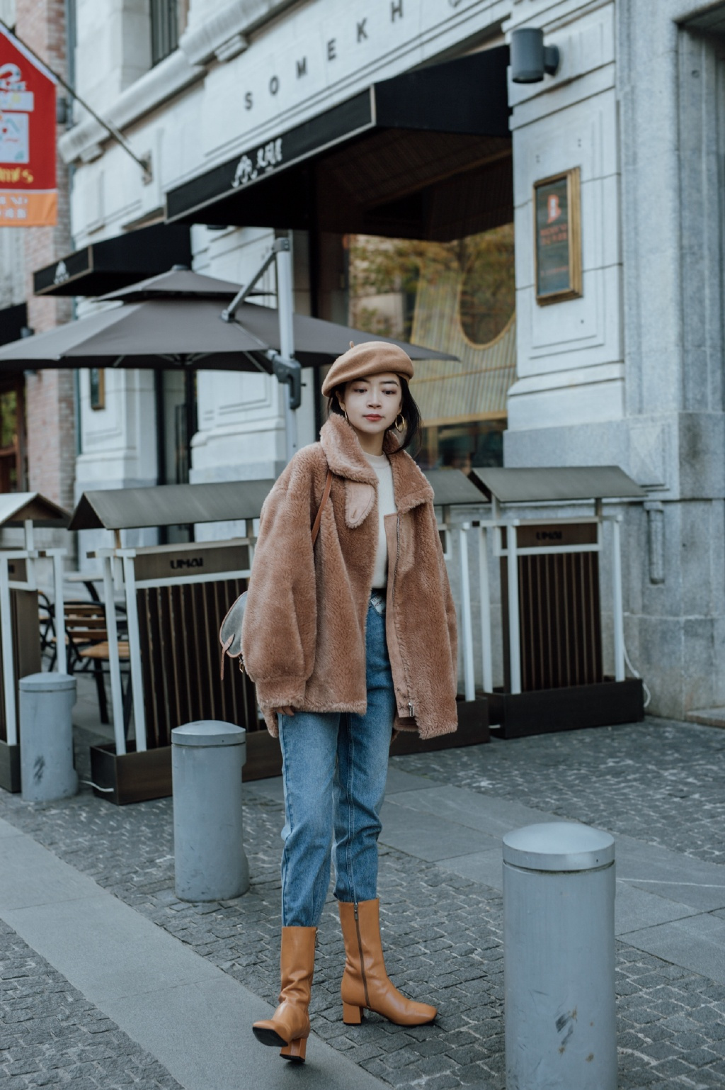 原创冬季最好不要羽绒服配紧身裤学三木博主这样穿保暖洋气又精致