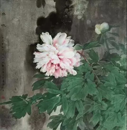 工笔名家邹传安画牡丹芍药典雅细腻