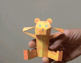 会动的立体折纸不要太好玩啊