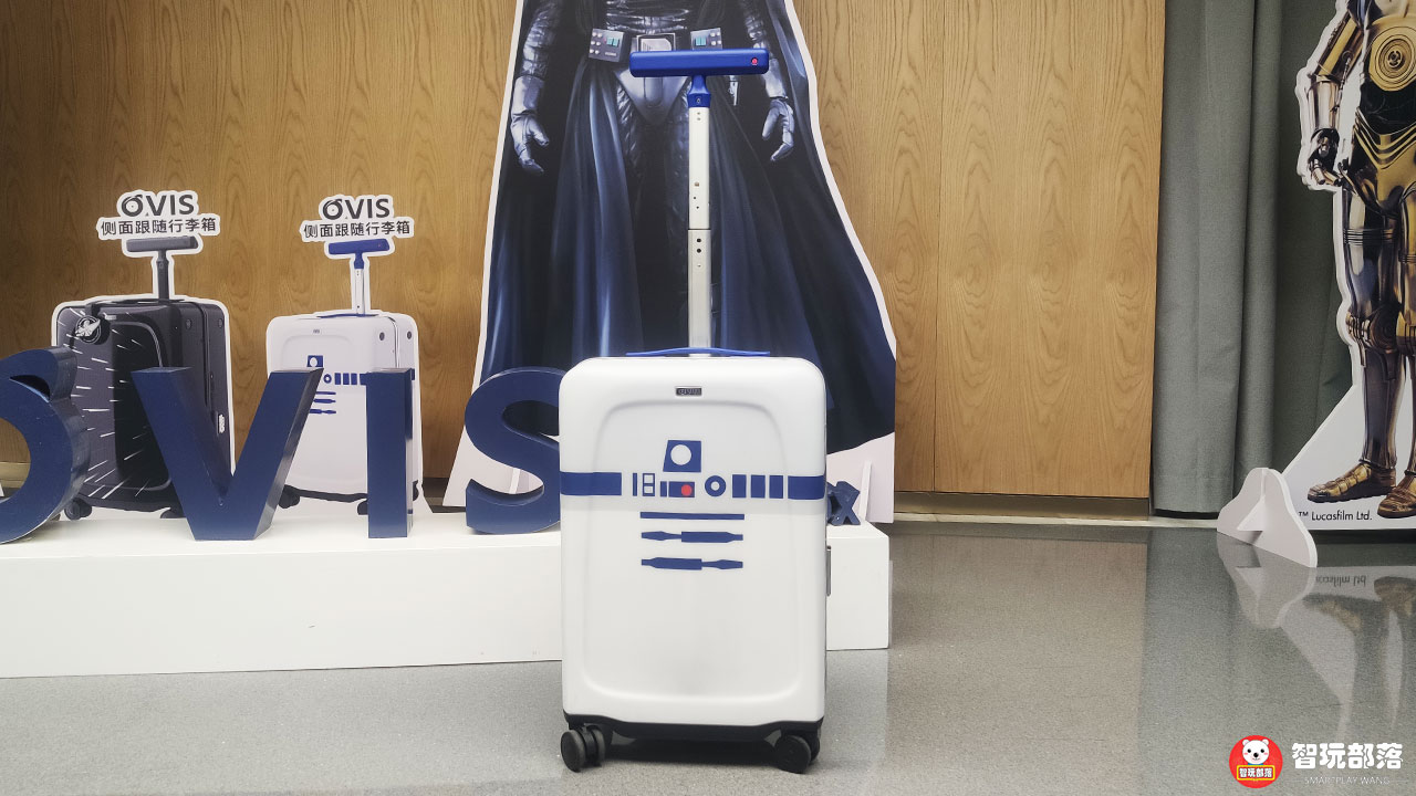 ovis侧面跟随行李箱星战限量版图赏自动跟随主人