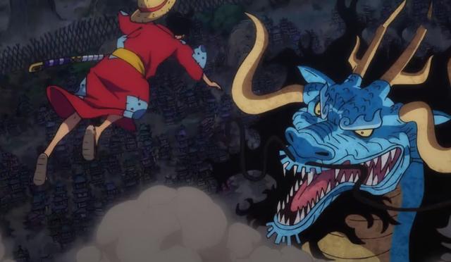 海贼王914:路飞三档追击凯多,经费燃爆三分钟,这集不亏!_龙化