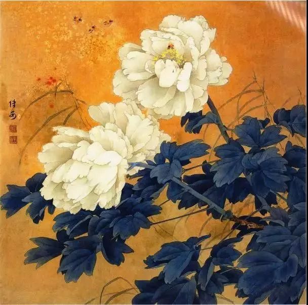 工笔名家邹传安画牡丹芍药典雅细腻