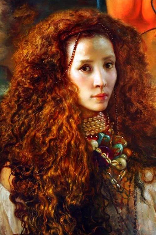 中国油画录中的东方女神,怎一个"色,香,美"三字了得_上海