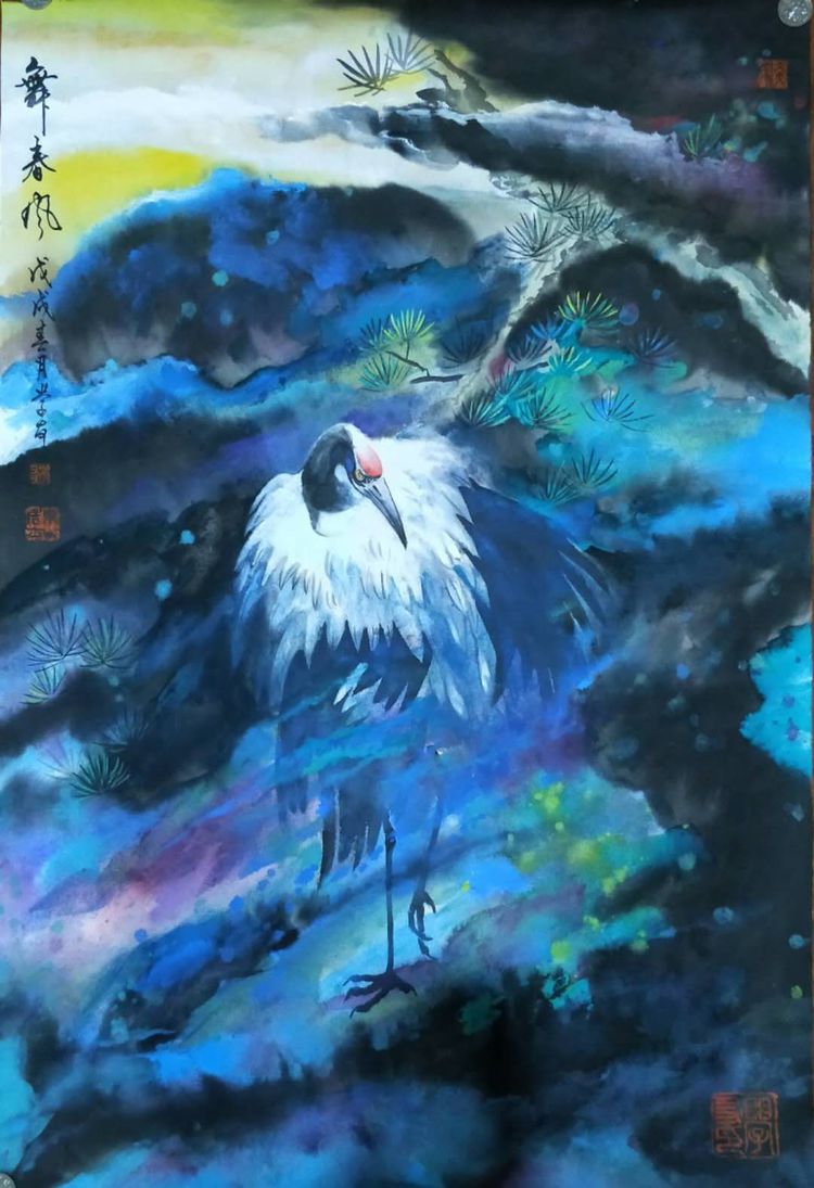 画家金学友笔精墨妙出神入化