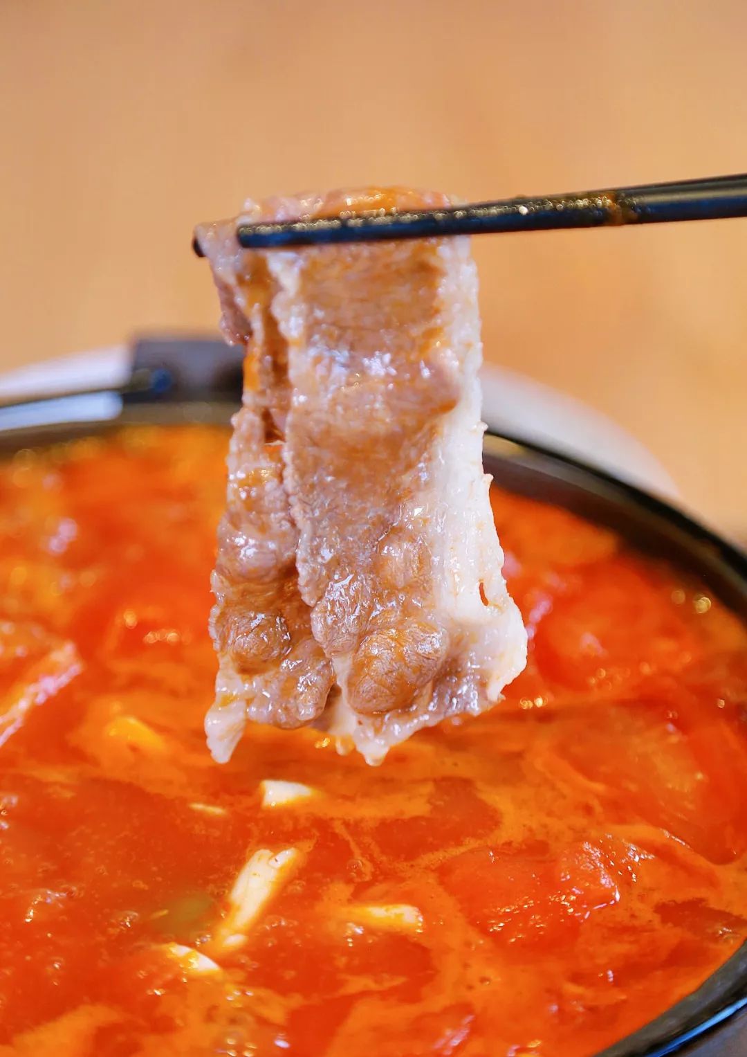 = 酸酸甜甜的番茄牛肉锅 =