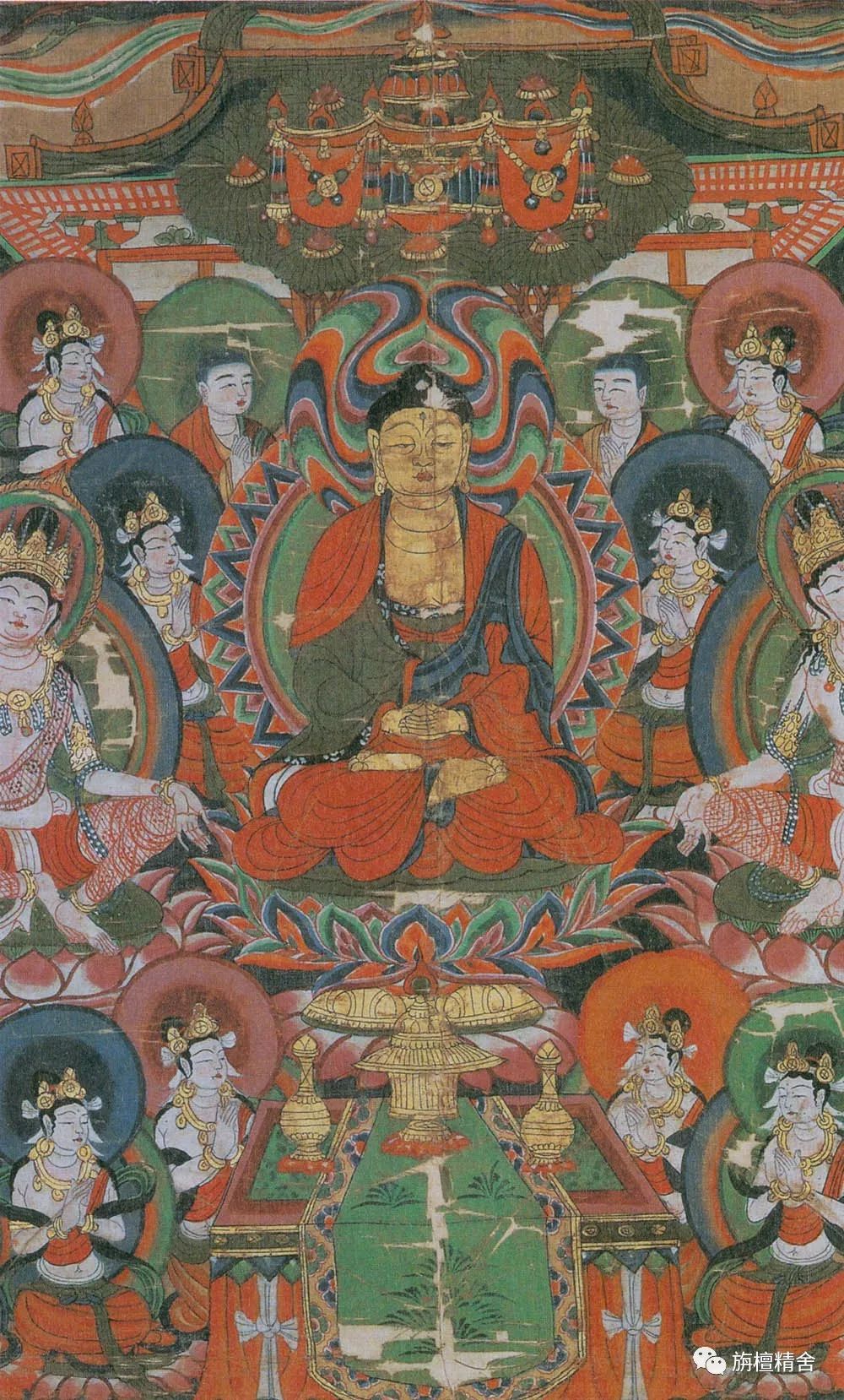 敦煌藏经洞《华严经十地品变相图》