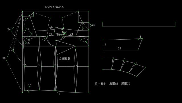 一字肩打板图片