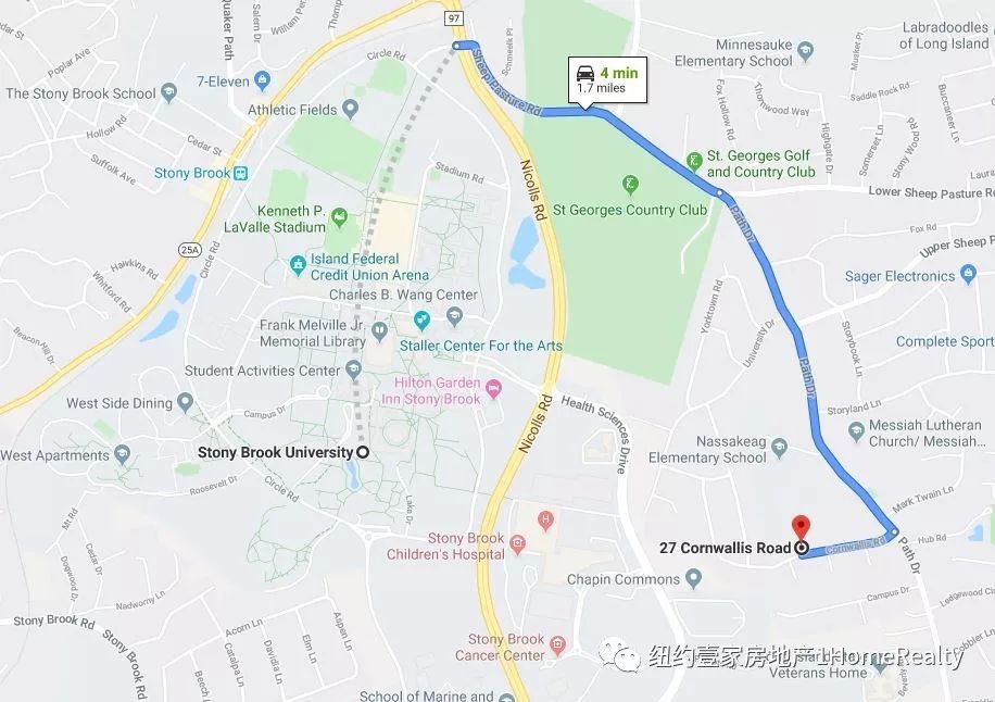 forsale长岛石溪大学旁独立别墅出售