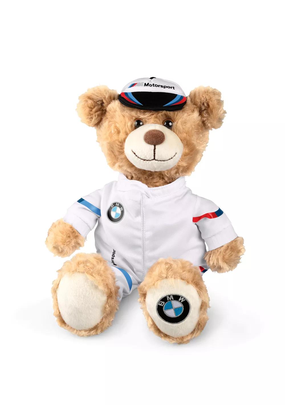 m赛车系列泰迪熊当bmw宝马熊化身职业赛车手,穿戴上bmw m赛车运动车迷