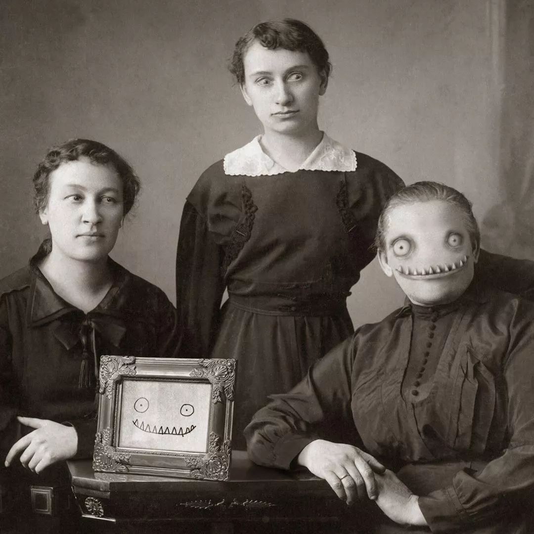 至于孩子看到自己的涂鸦被p的这么恐怖,估计心里就一句话:爸,duck不必