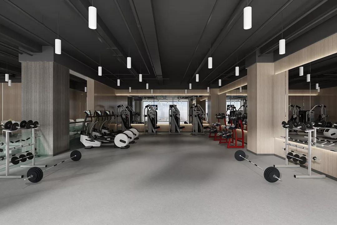 实景首发美人设计师孙楠西安1500㎡瑞力健身会所光影魔幻激情无限