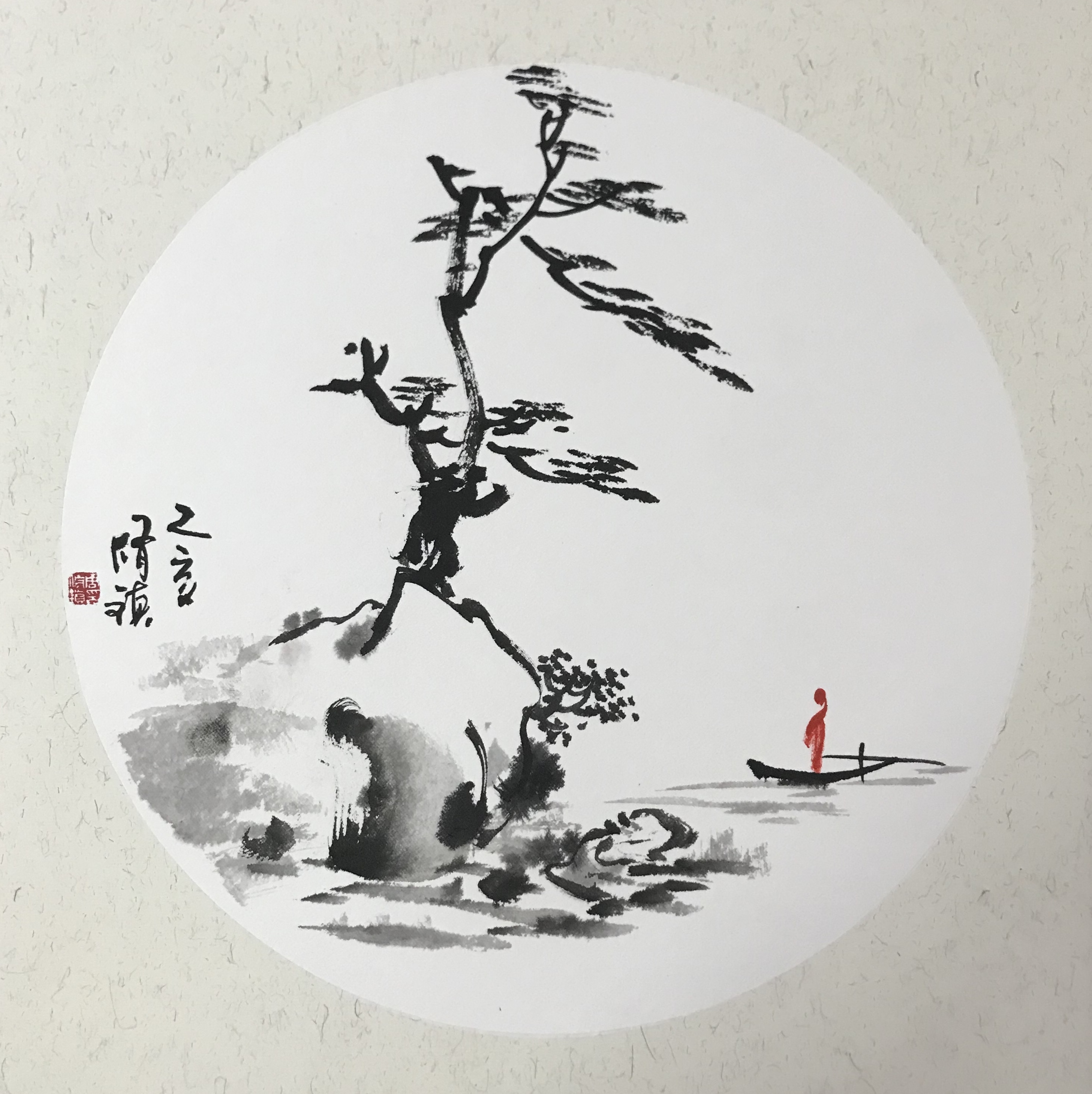 周修镇金陵水墨画家独树一帜的禅意画家