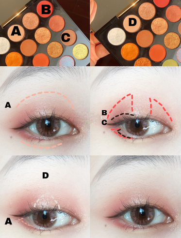 这个很简单,就用了三四个颜色就画好了,但是红色的晕染色,一定要用