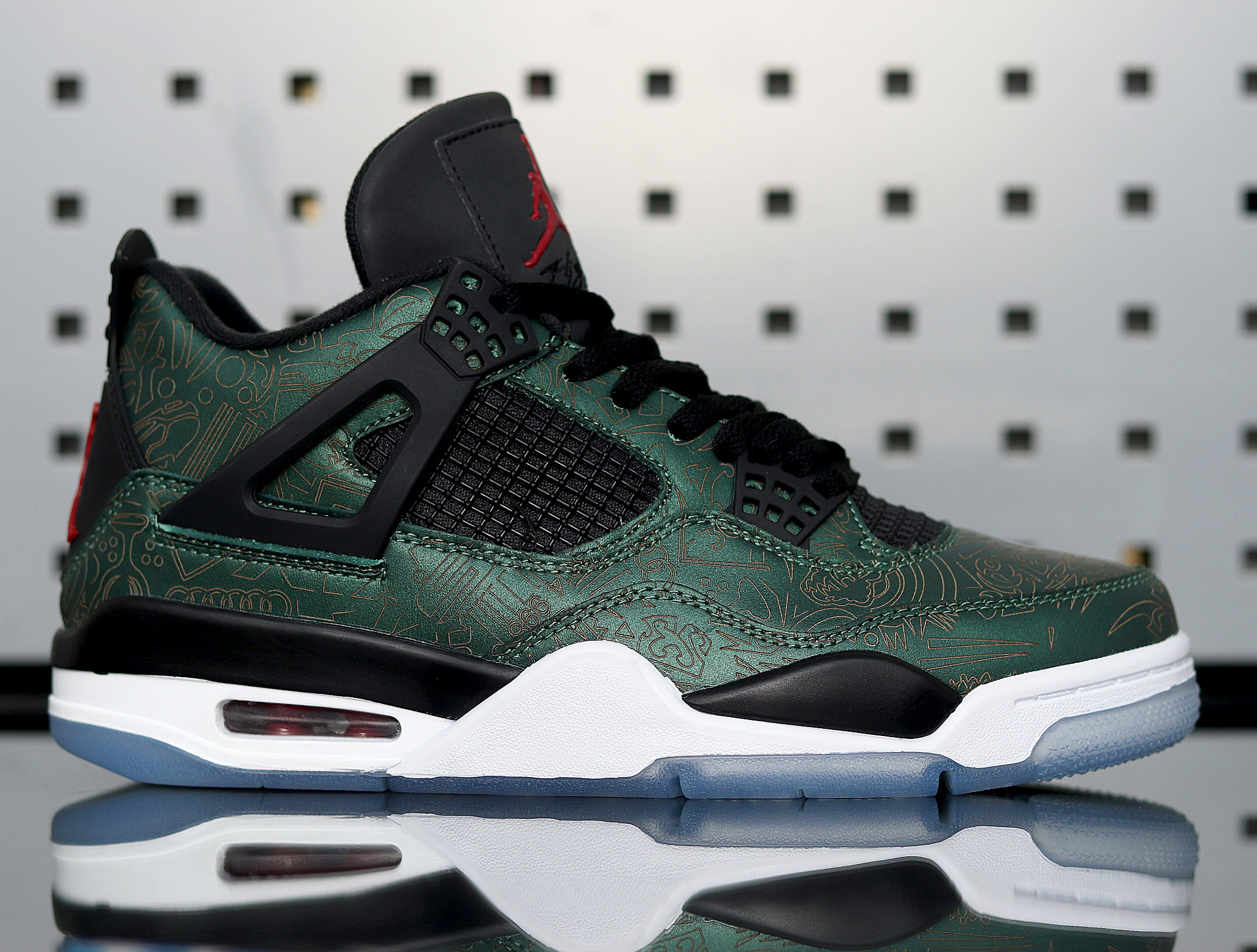 nike air jordan 4 "green laser"aj4 绿镭射