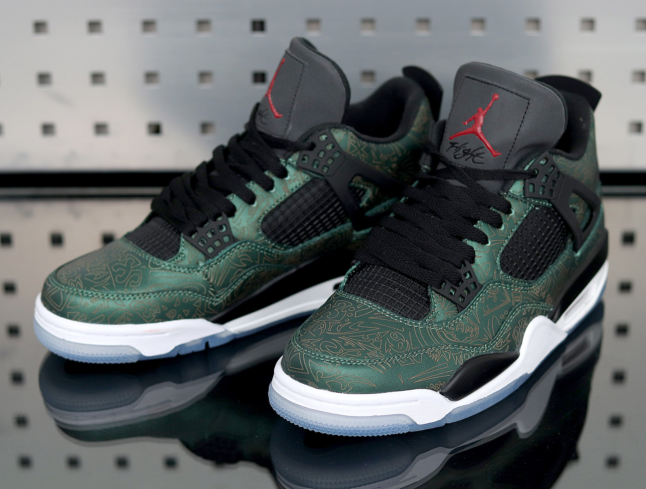 nike air jordan 4 "green laser"aj4 绿镭射