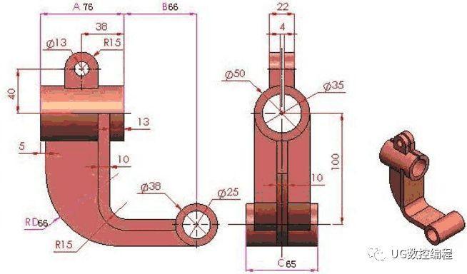 初学ug找不到练习图用心整理高清图纸赶紧收藏吧