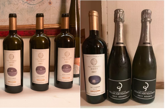 来自长和翡翠酒庄的“明星产品”在法国农业部葡萄酒品鉴专家年会晚宴中精彩亮相