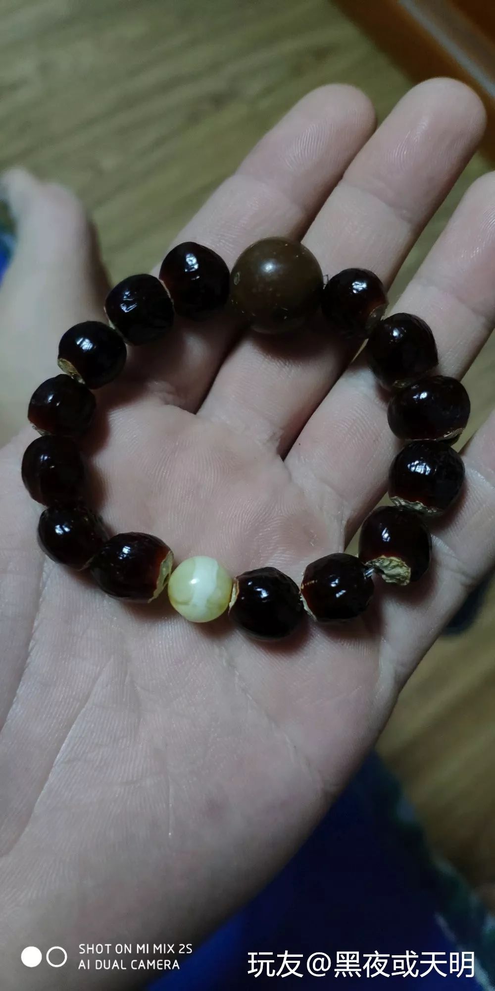 我盘了一条桂圆菩提几天后瘪了