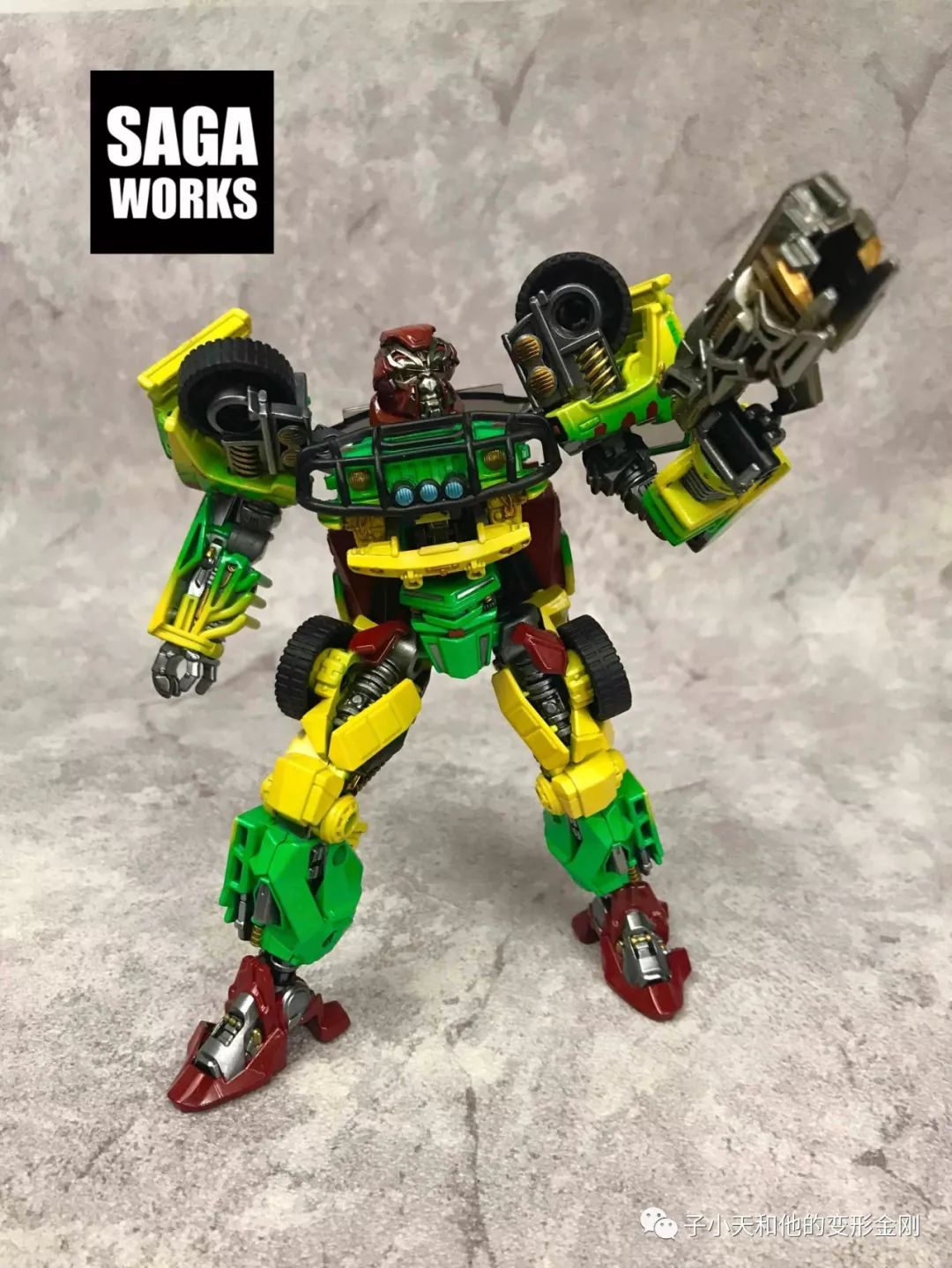 有看点变形金刚ss16救护车重涂侏罗纪涂装版
