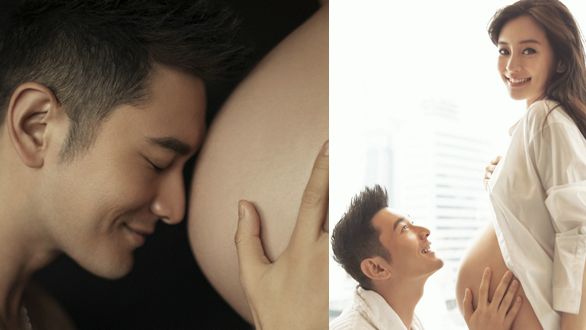 为了力证这个说法,黄晓明在忍无可忍的情况下,终于将baby真实的怀孕