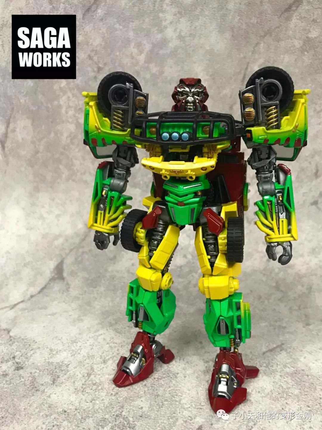 有看点变形金刚ss16救护车重涂侏罗纪涂装版
