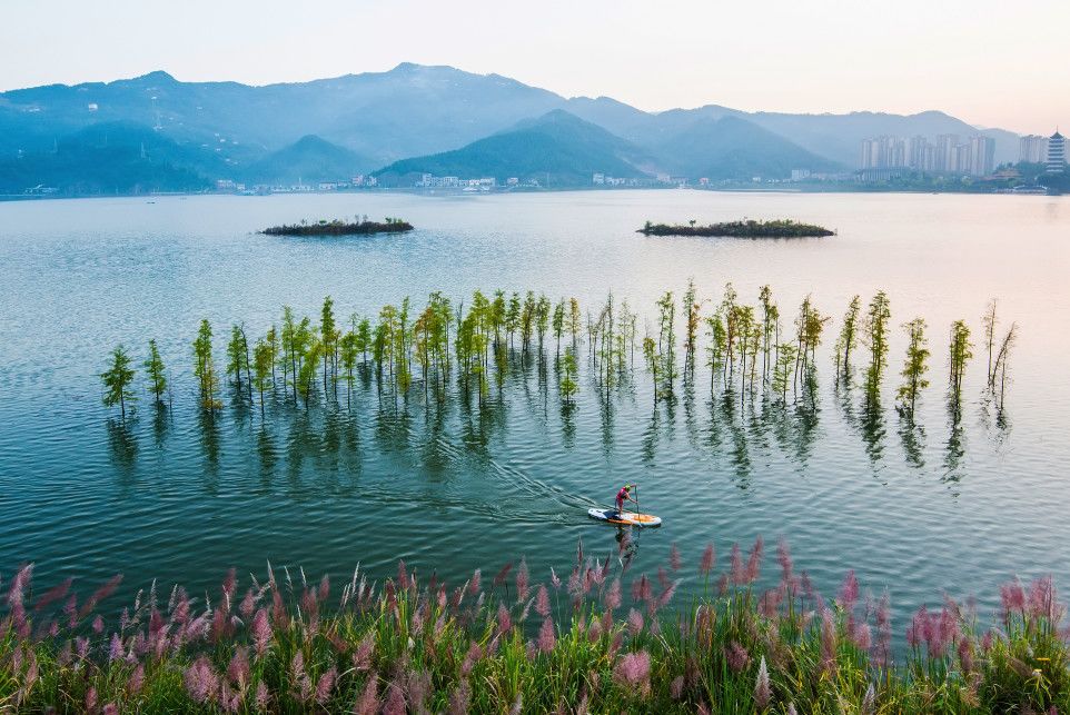 汉丰湖 国家湿地公园图片