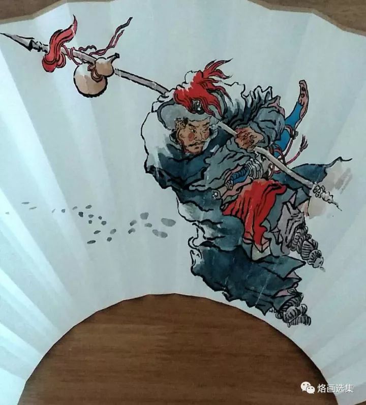 太原分校,97年开始接触葫芦烙画,早期作品画风精细,附图1钟馗醉酒图