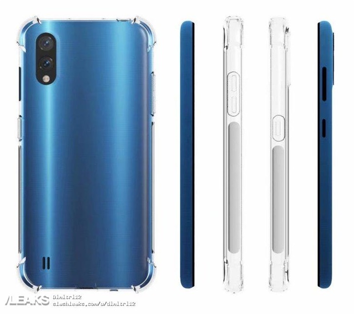 三星galaxy a01/a21带壳渲染图曝光