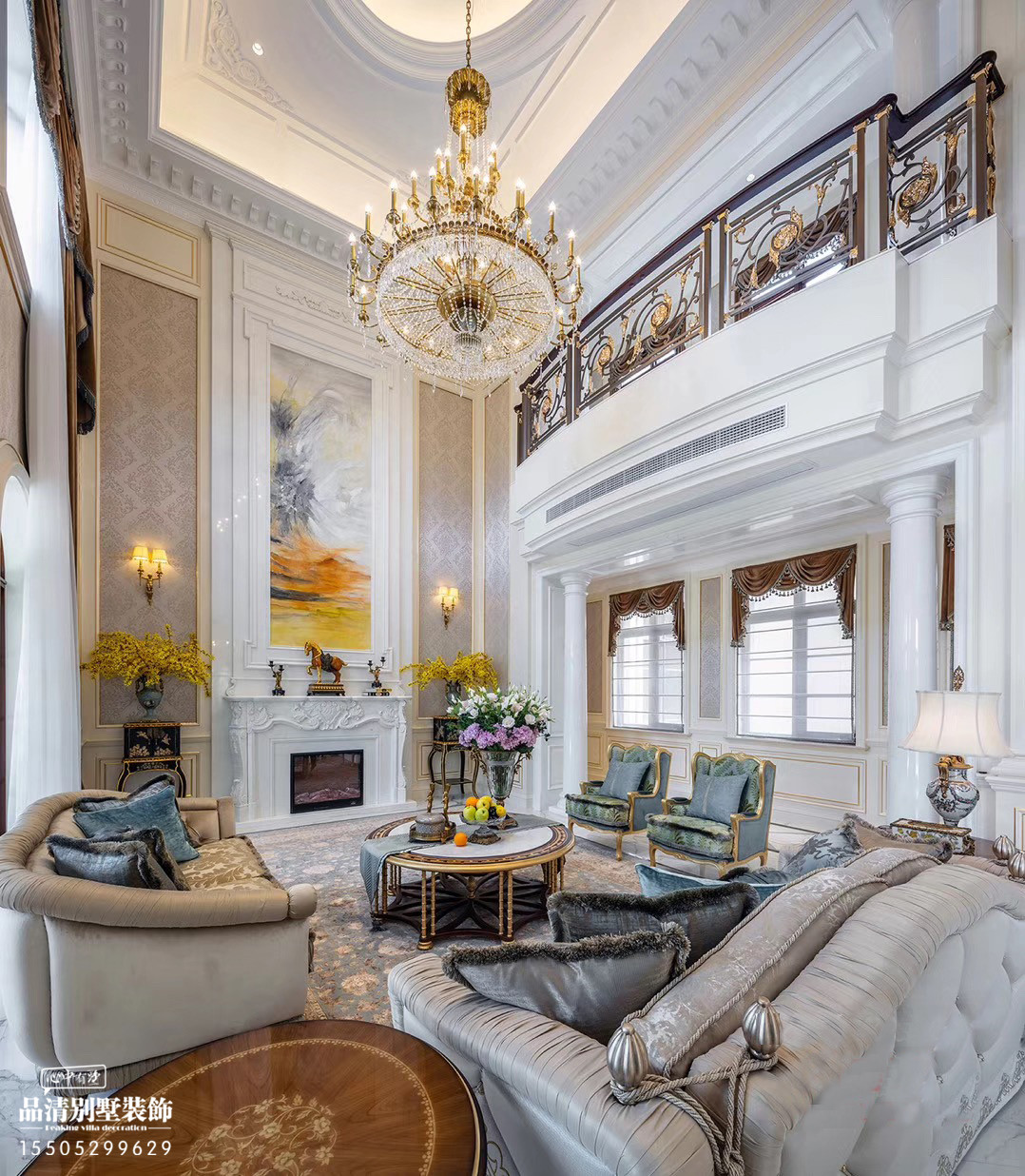 无锡别墅装修|苏州绿城900平法式装修风格赏析