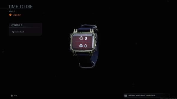 《使命召唤16》商城更新追加新手表，可实时查看KD