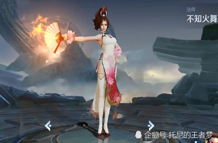 不知火舞新皮肤正式曝光一身白色旗袍装太美了传说外观史诗品质爱了